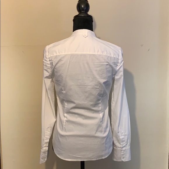 BCBG tuxedo style white shirt, S - Picture 2 of 5